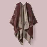 WRAP Plaid Cloak Shawl Scarf DP036