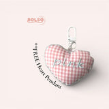 BOLSO Cotton Handmade Dainty Prints Pencil Case with Pendant