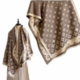 WRAP Warm Shawl Rectangular Star Pattern