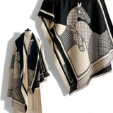 WRAP Warm Rectangular Shawl | Black Edition