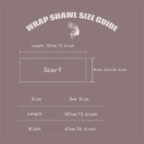 WRAP Warm Shawl Rectangular WRMW088