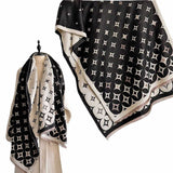 WRAP Warm Shawl Rectangular Star Pattern