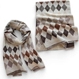 WRAP Warm Rectangular Shawl | Taupe Edition