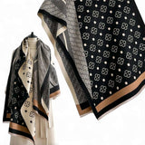 WRAP Warm Rectangular Shawl | Black Edition