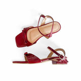 EMMA Patent 1" Block Heel Sandals