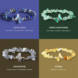 ANCHOR Crystal Chips Energy Bracelet Butterfly Charm