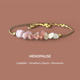 ANCHOR Healing Crystal Intention Combination Bracelet – Natural Gemstone Energy Talisman