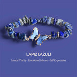 ANCHOR Crystal Chips Energy Bracelet Butterfly Charm