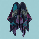 WRAP Plaid Cloak Shawl Scarf DP034