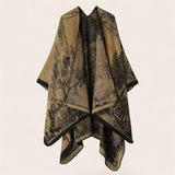WRAP Plaid Cloak Shawl Scarf DP032