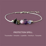 ANCHOR Healing Crystal Intention Combination Bracelet – Natural Gemstone Energy Talisman