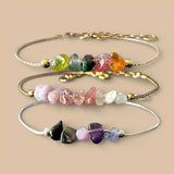 ANCHOR Healing Crystal Intention Combination Bracelet – Natural Gemstone Energy Talisman