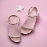 AMY Rhinestone Molded Sandals