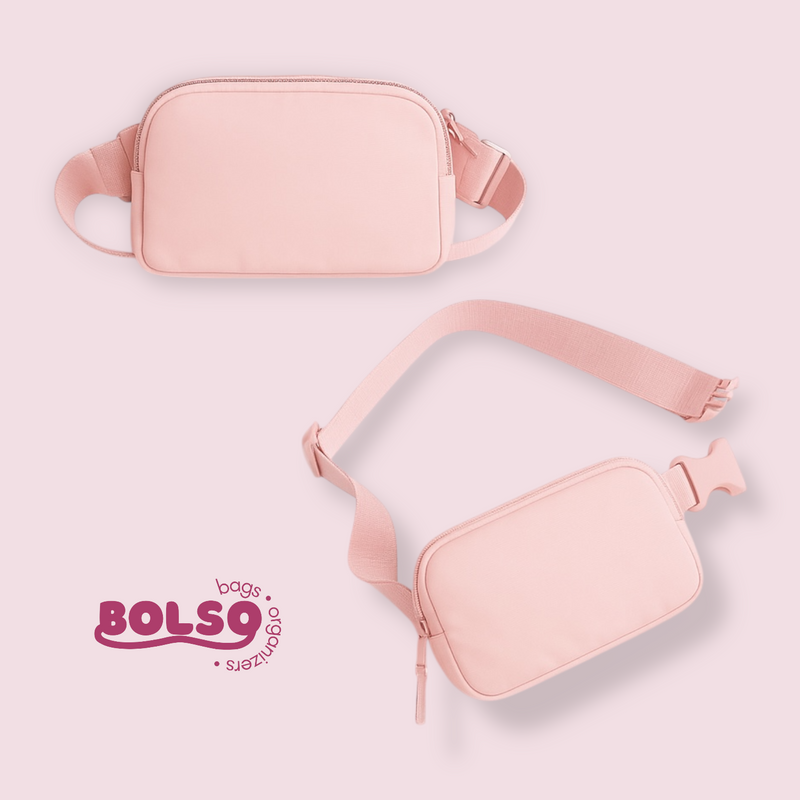 BOLSO Waterproof Sports Fanny Pack Zip Belt Bag (Updated Zipper)