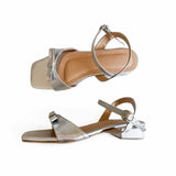 EMMA Patent 1" Block Heel Sandals