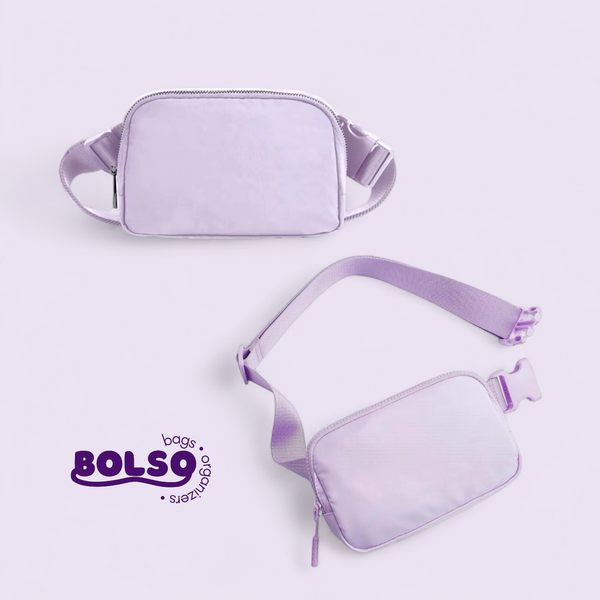 BOLSO Waterproof Sports Fanny Pack Zip Belt Bag (Updated Zipper)
