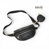BOLSO Everyday Soft Leather Fanny Pack with Coin Purse