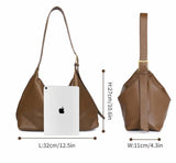 BOLSO Leather Commuters Shoulder Bag