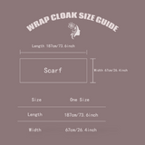 WRAP Warm Shawl Rectangular JACTPE