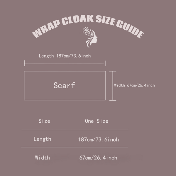 WRAP Warm Shawl Rectangular WRMW084