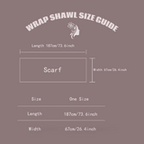 WRAP Warm Shawl Rectangular WRMW075