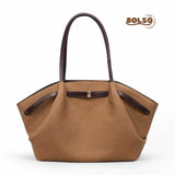BOLSO Soft Leather Slouchy Elegant Everyday Hand Bag (ONHAND)