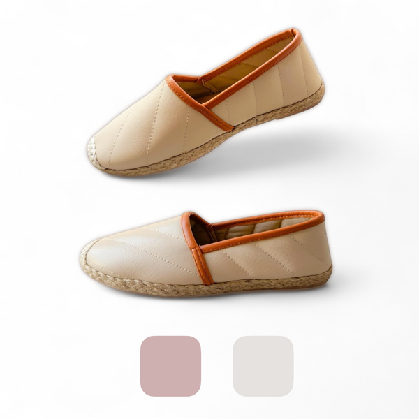 HOPE Quilted Abaca Casual Espadrilles