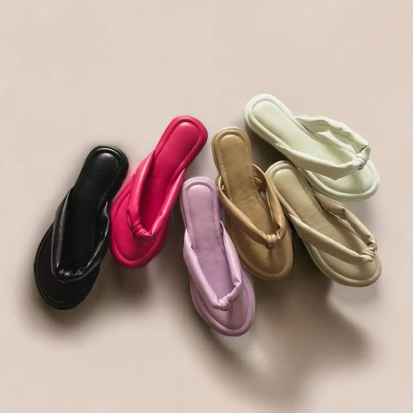 KATE Padded Thong Soft Cushioned Flat Slides