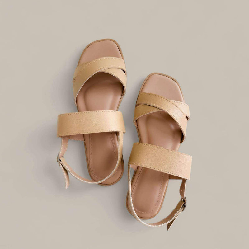 ABBIE Cross Strap Sandals