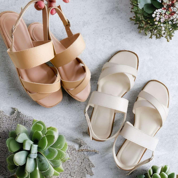 ABBIE Cross Strap Sandals