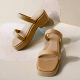 GRACE Padded Strap 2” Platform Slides