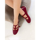 BELLA Patent Vintage Mary Jane Flat Doll Shoes