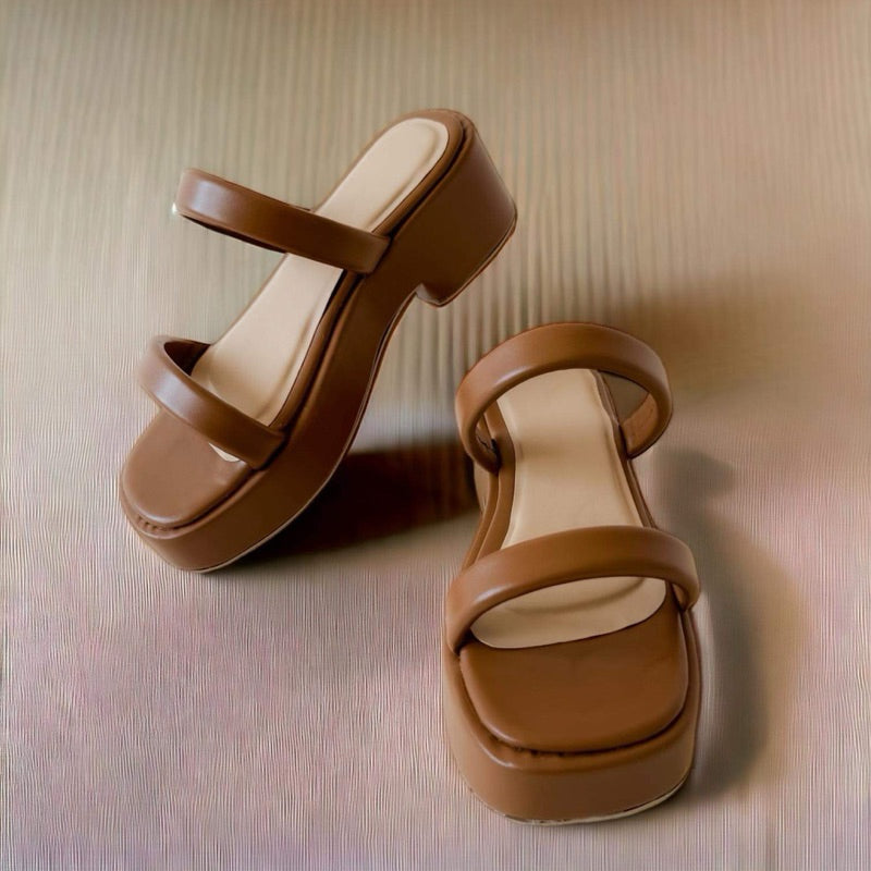 GRACE Padded Strap 2” Platform Slides