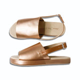 DELILAH Copper 1" Platform Sandals - Indiana Jane MNL