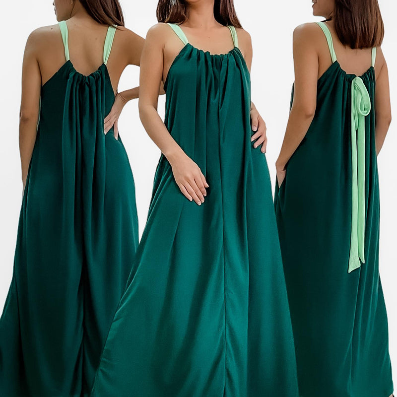 JULIA Textured  Knit Multiway Maxi Dress