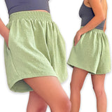 GRL PWR Woven Elastic Waistband Shorts