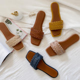 FALA Braided Strap Flat Slides