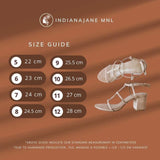 MARGARITA Nude/ Black Uni Strap Block Heels - Indiana Jane MNL