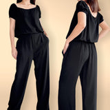 HARPER Woven Top and Pants Coords