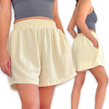 GRL PWR Woven Elastic Waistband Shorts