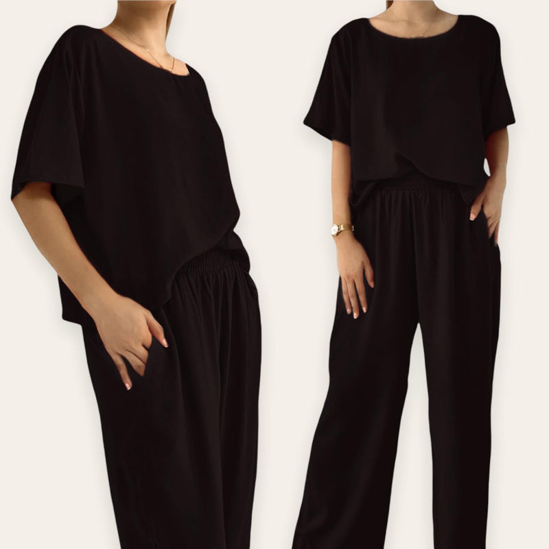 MILLIE Woven Boxy Top and Pants Set