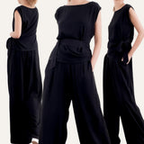 CORA Woven Multiway Waist Tie Top and Pants Coords