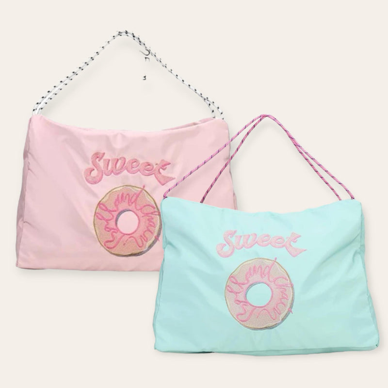 BOLSO Donut Embroidered Shopper Bag