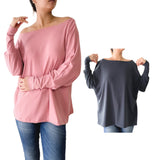 SOLANA Multiway Dolman Sleeves Pullover Top