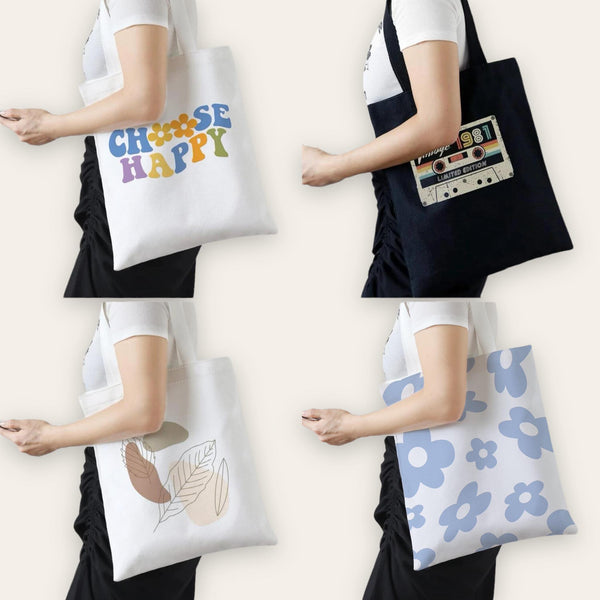 BOLSO Graphic Printed Shopper Tote Bag