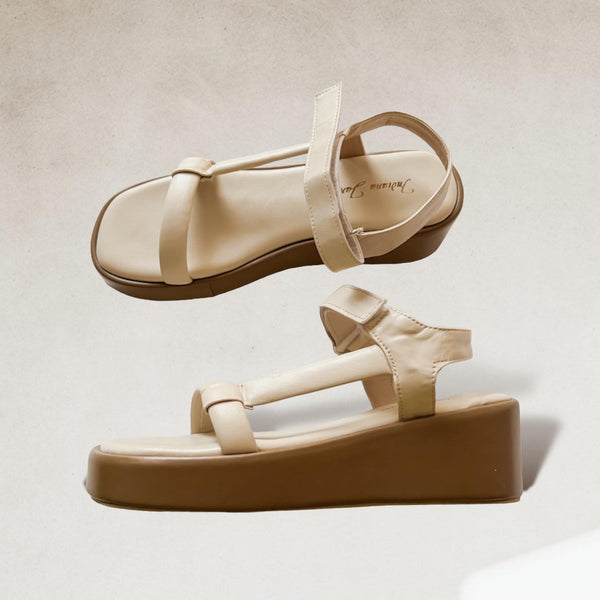 FLORENCE Padded Strap Platform Sandals