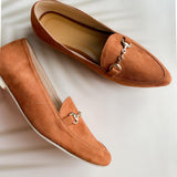 MUNICH Brown Soft Lounge Dolly Shoes